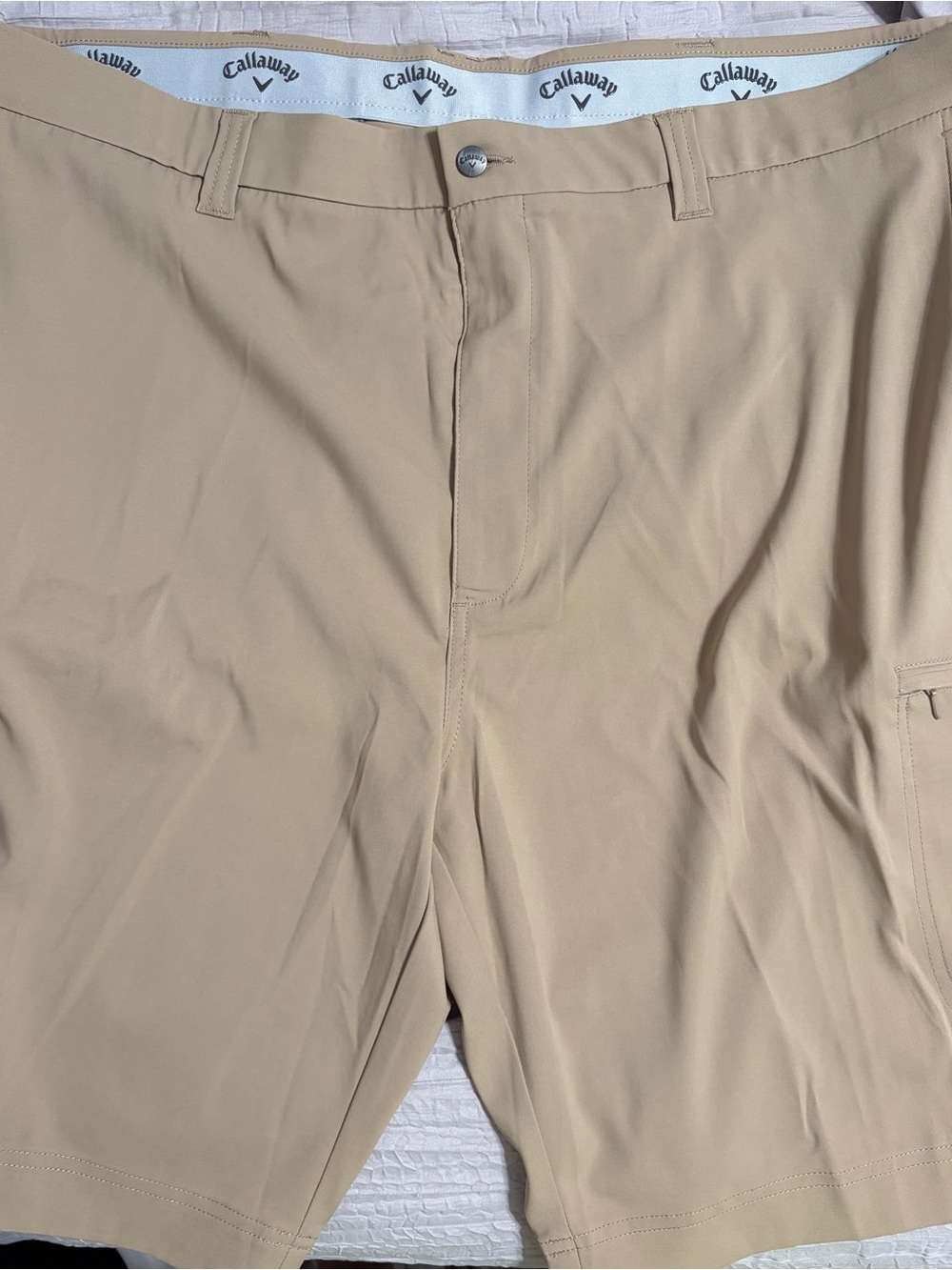 Callaway Khaki Golf Cargo Shorts